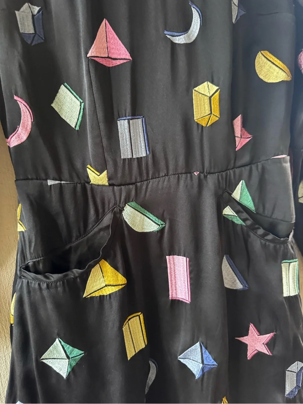 Samantha Pleet 100% Silk Galactic Dress